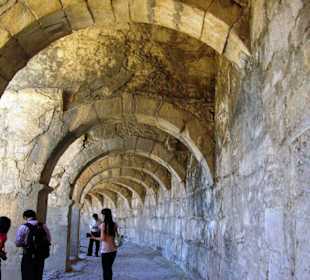Aspendos An/Abfahrt Landschaft