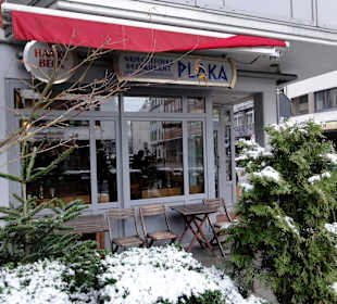 Außenansicht des Restaurants Plaka