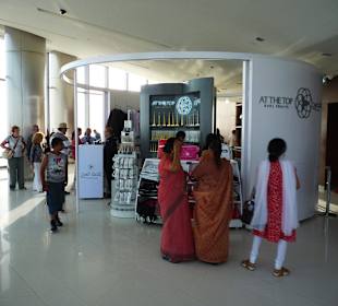 Oben auf dem Burj Kalifah