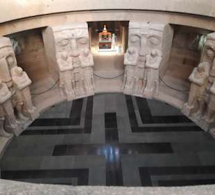 Blick in die Krypta.