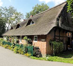 Blocklander Bauernhäuser am Wümmedeich