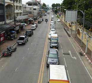 Blick auf die Naklua Rd Richtung Süden