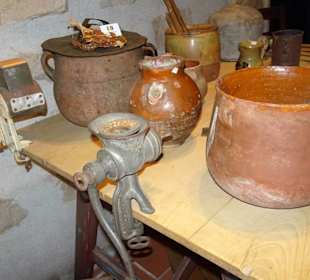 In einer Bauernküche im Museo Etnografico