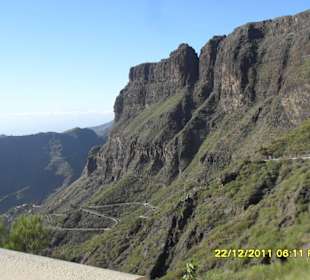Steile Schluchte bei Masca