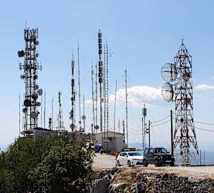 Auf dem Gipfel des Pantokrator