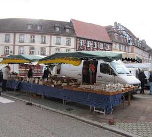 Markt Wissembourg am Samstag