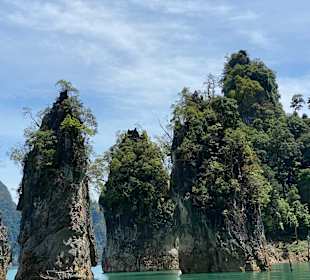 Canoeing am Khao Sok River (Khao Sok Nationalpark)