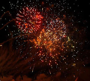 Das Abschlussfeuerwerk im Bild