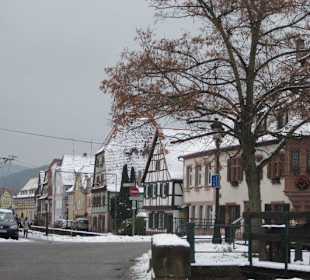 Altstadt Wissembourg im Winter