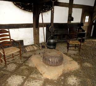 Kochstelle in der Tenne