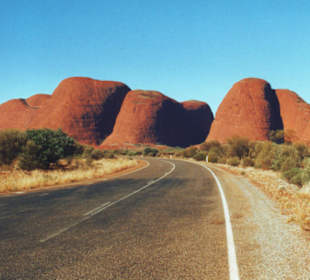 Annäherung an die Olgas