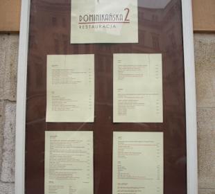 Restauracja Dominikańska 2 Menu