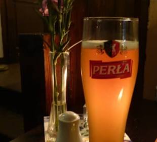 Kaszubska Marina: ein Bier zum Abendessen