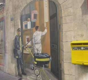 La bibliotheque de la cite: Der Postbote kommt