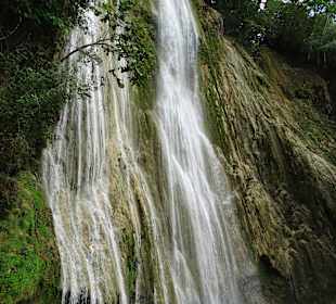 Erster Blick auf den Wasserfall