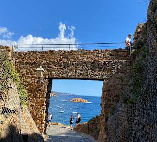 Die Burg bietet schöne Fotomotive an