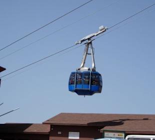 Seilbahn, die fast bis zur Spitze des Teides fährt
