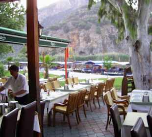 Restaurant am Dalyan-Fluss