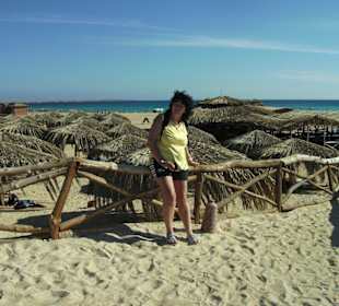 Sylvie auf der Insel Giftun