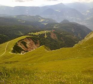 Rückweg entlang an der Kante