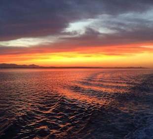 Wunterschöner Sonnenuntergangen