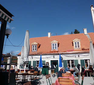 Schöner Biergarten 
