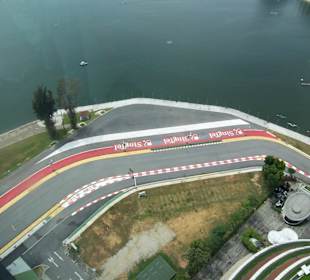 Formel 1 Rennstrecke in Singapore