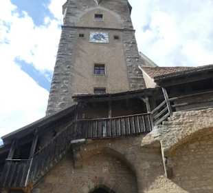 Beim Klingentorturm in Rothenburg o.d.T.