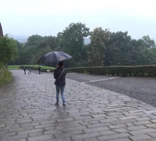 Weg von der Festung