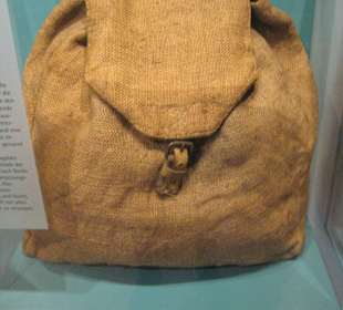 Rucksack aus Leinen 1949 / 50