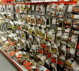 Blick auf das umfangreiche Sortiment