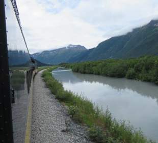 Auf dem Weg zu den Gletschern