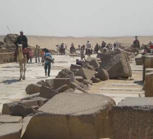 Kamellenfahrt rund um die Pyramiden