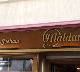 Das Kaffeehaus Maldaner in der Marktstraße 34