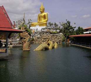 Der künstliche See inmittem