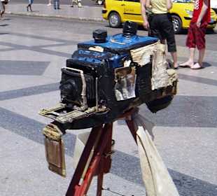 Sehr antiquiertes Photographiergerät