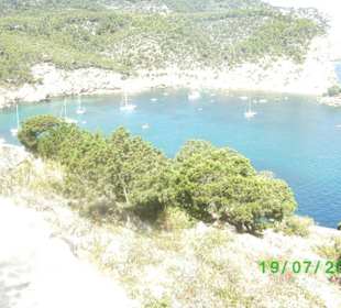 Aussicht vom Weg bis zur Höhle