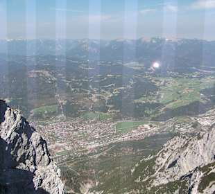 Blick ins Tal, aus der Aussichtsplattform