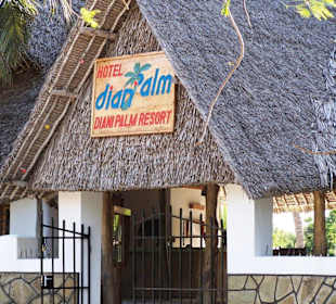 Diani Palm Hotel Eingang