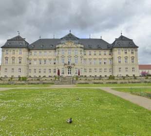 Blick vom Schlosspark auf Schloss Werneck