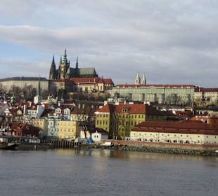 Blick zur Prager Burg
