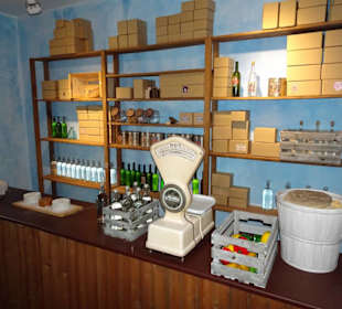 Alter Lebensmittelladen im Käse-Museum