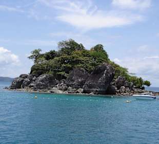Tauchen vor kleiner Insel (nähe Koh Rang)