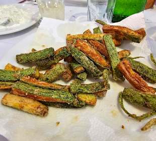 Frittierte Zucchini