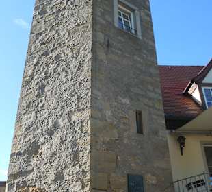 Burgruine oberhalb von Königsberg in Bayern