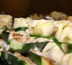 Köstliches italienisches Buffet