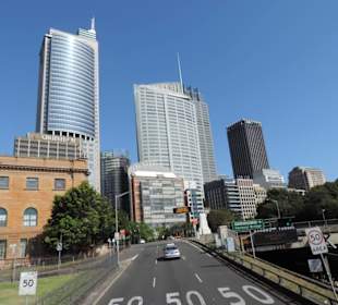 Mit dem Hop-on hop-off Bus in Sydney unterwegs