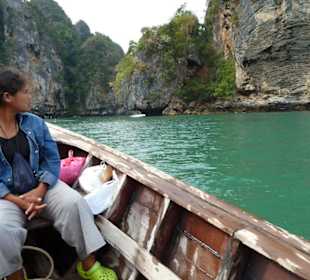 Fahrt mit dem Longtailboot