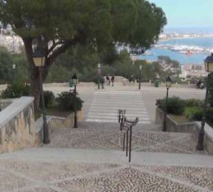 Treppe zur Carrer de Bellver