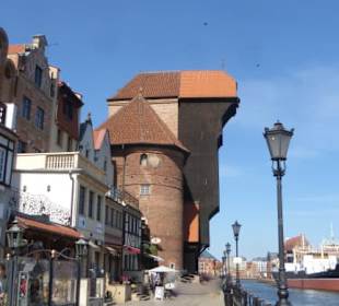 Die Lange Brücke in Danzig (ehemaliger Hafen-Kai)